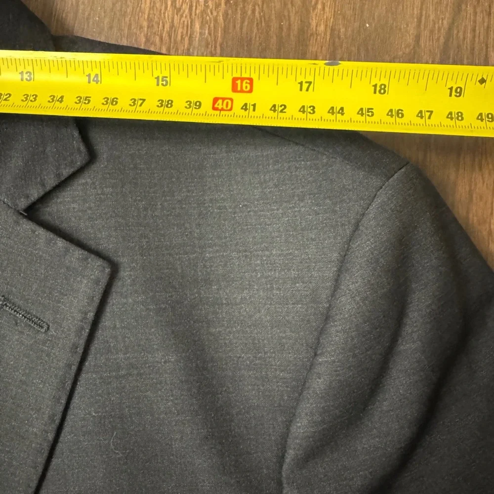 Brooks Brothers Explorer Suit Mens 42R W37 L32 Gray Madison Fitzgerald Wool